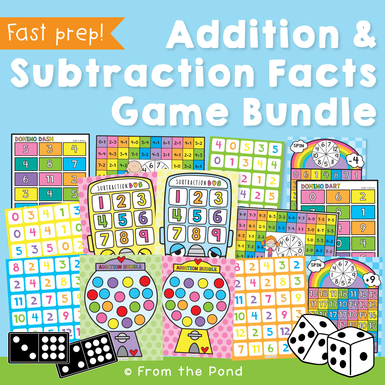Addition and Subtraction Games (Copy)