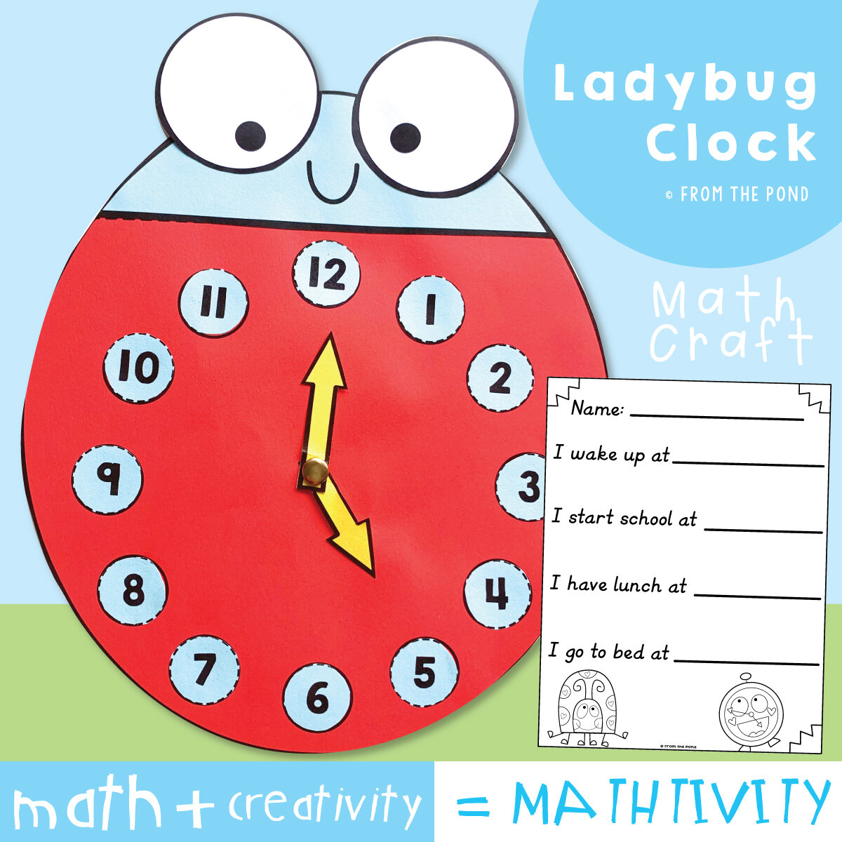 Ladybug Clock Craft (Copy)