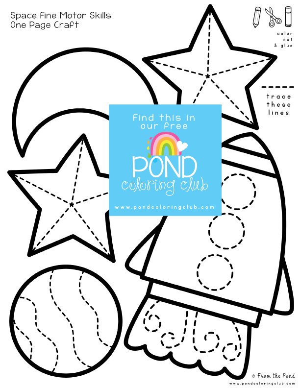 Craft — Pond Coloring Club  Preschool arts and crafts, Preschool art,  Preschool crafts