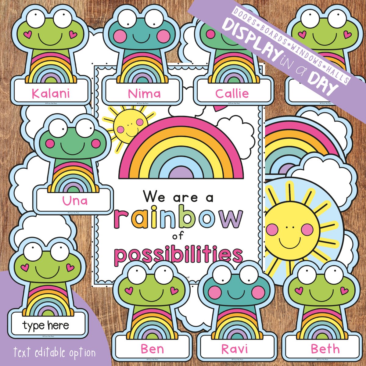 Rainbow Frogs