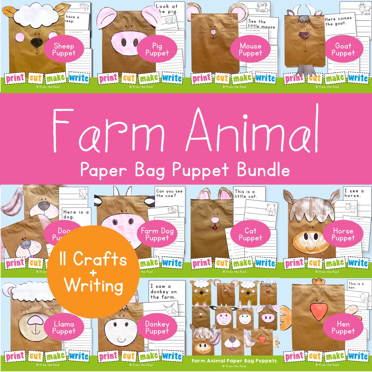 Farm Paper Bag Crafts