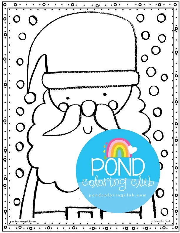 Crayon Santa