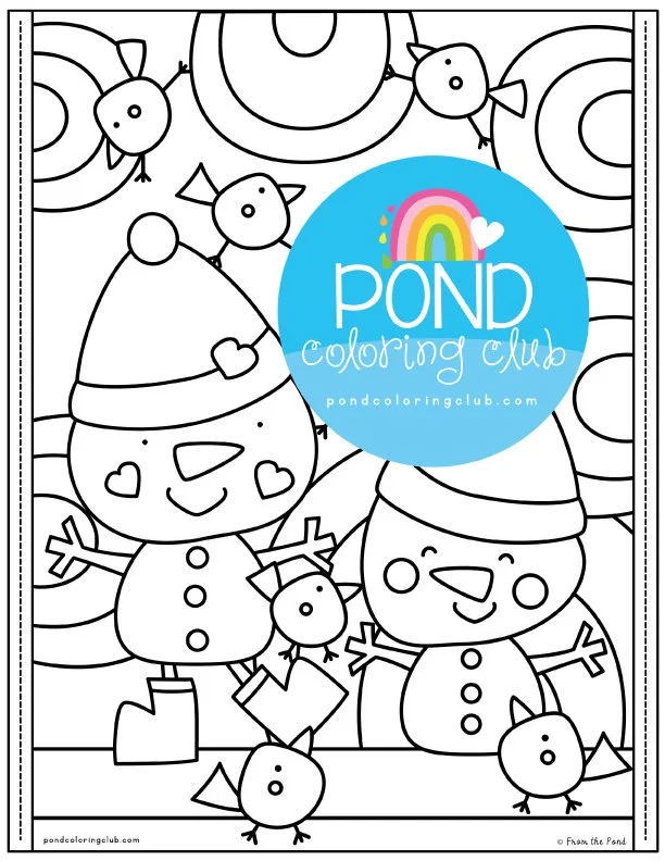 Snowmen and the birds