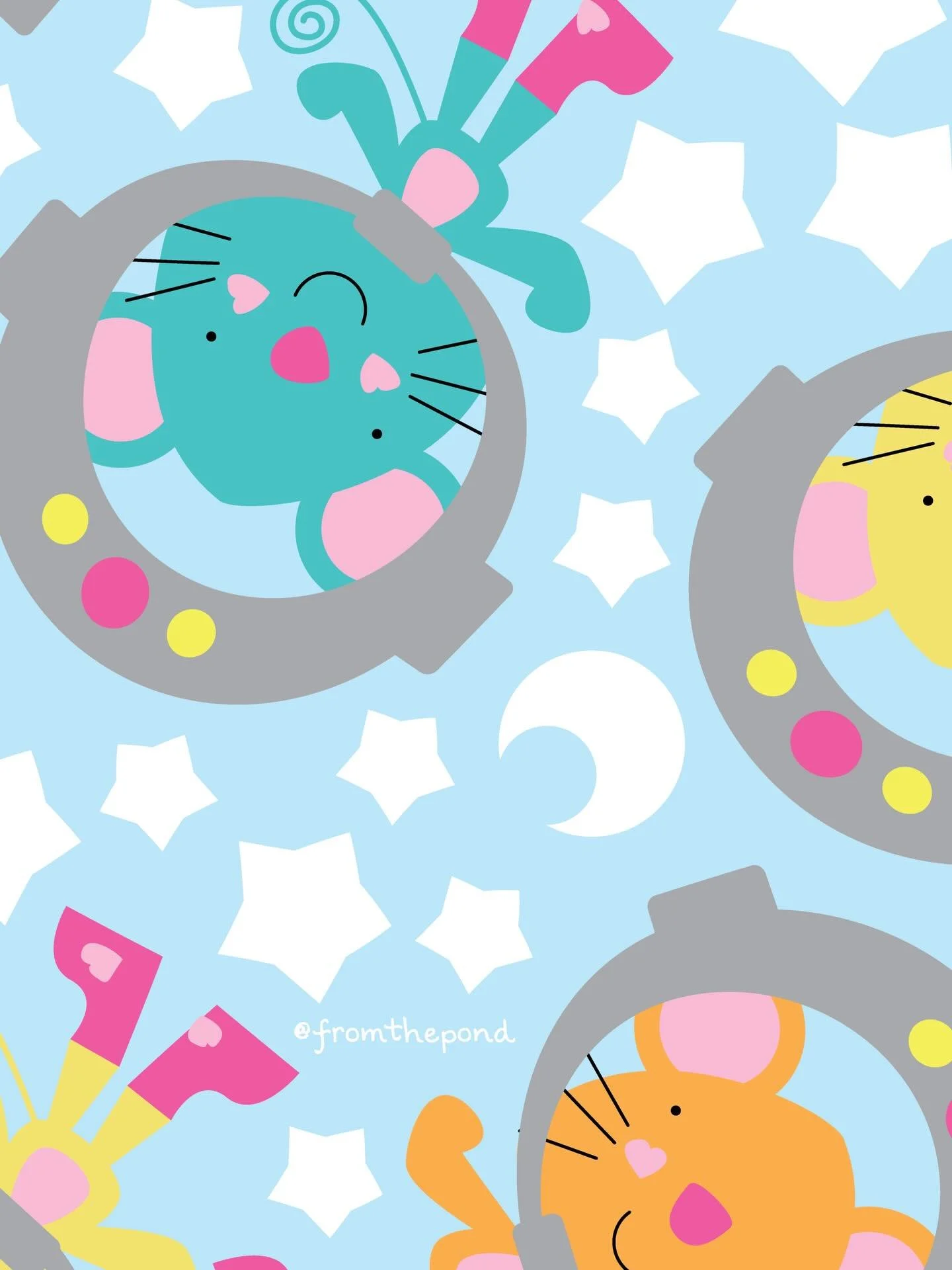 🐭🌙 Moon Mouse + crayons + stars = fun!
 A happy coloring page for little artists ⭐🖍️

I&rsquo;ve also shared a cute Moon Mouse wallpaper in my stories today!