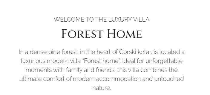 hotel website copywriting examples