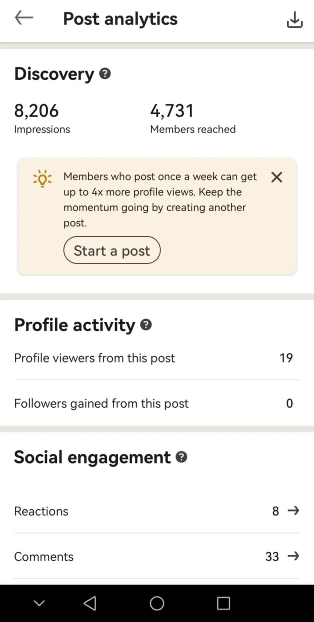 get new leads with posting content on LinkedIn