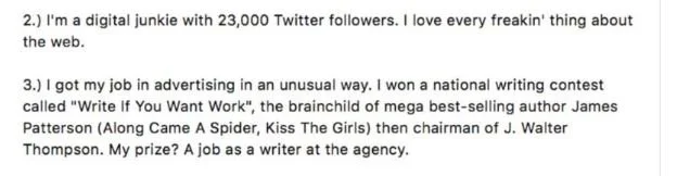 Linkedin summary with Twitter followers