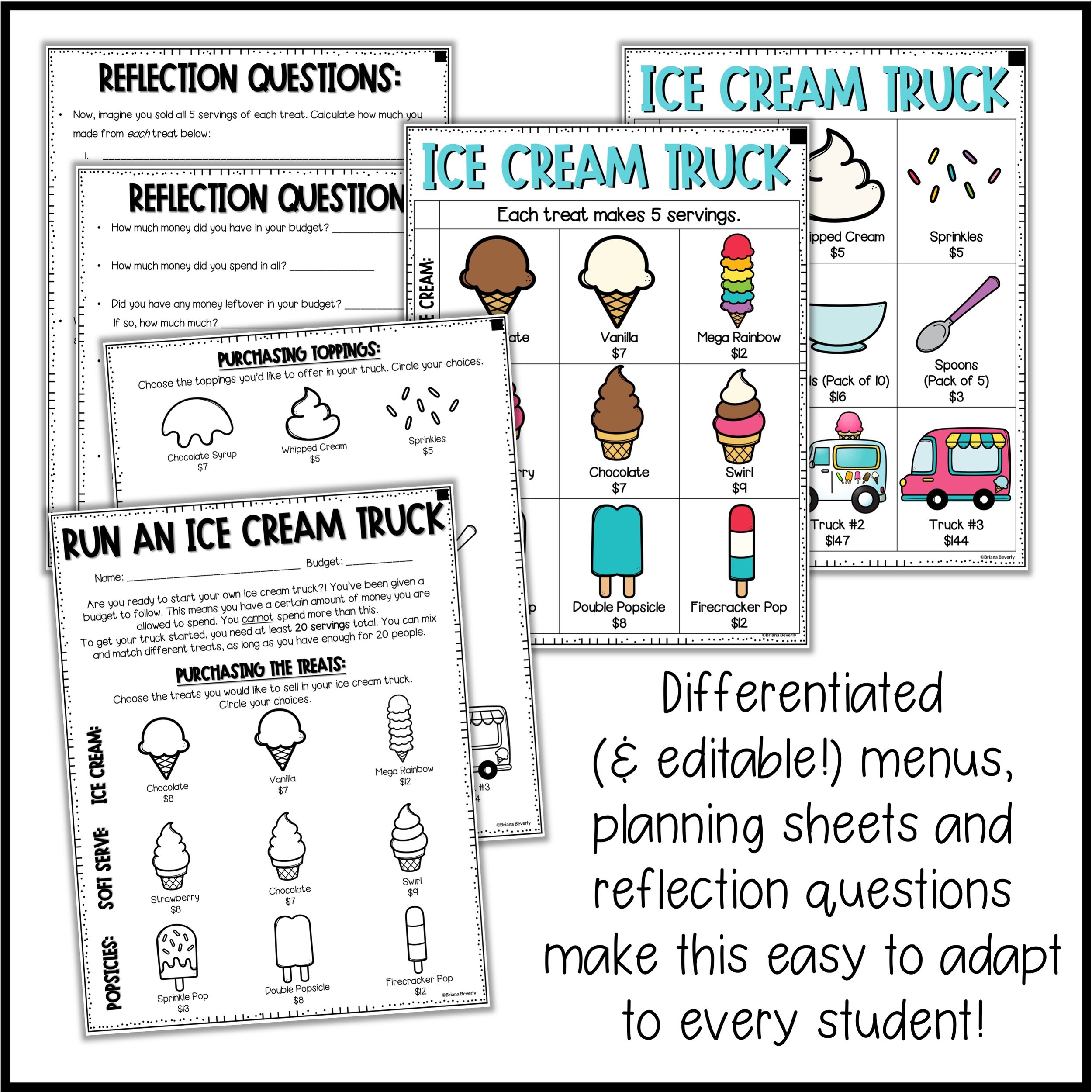Winter PBL Activity and Math Project | Run a Hot Chocolate Stand — Teaching  With Briana Beverly
