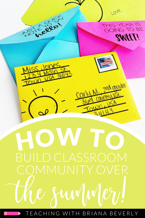 Back to School Postcards that Build Community — Teaching With Briana ...