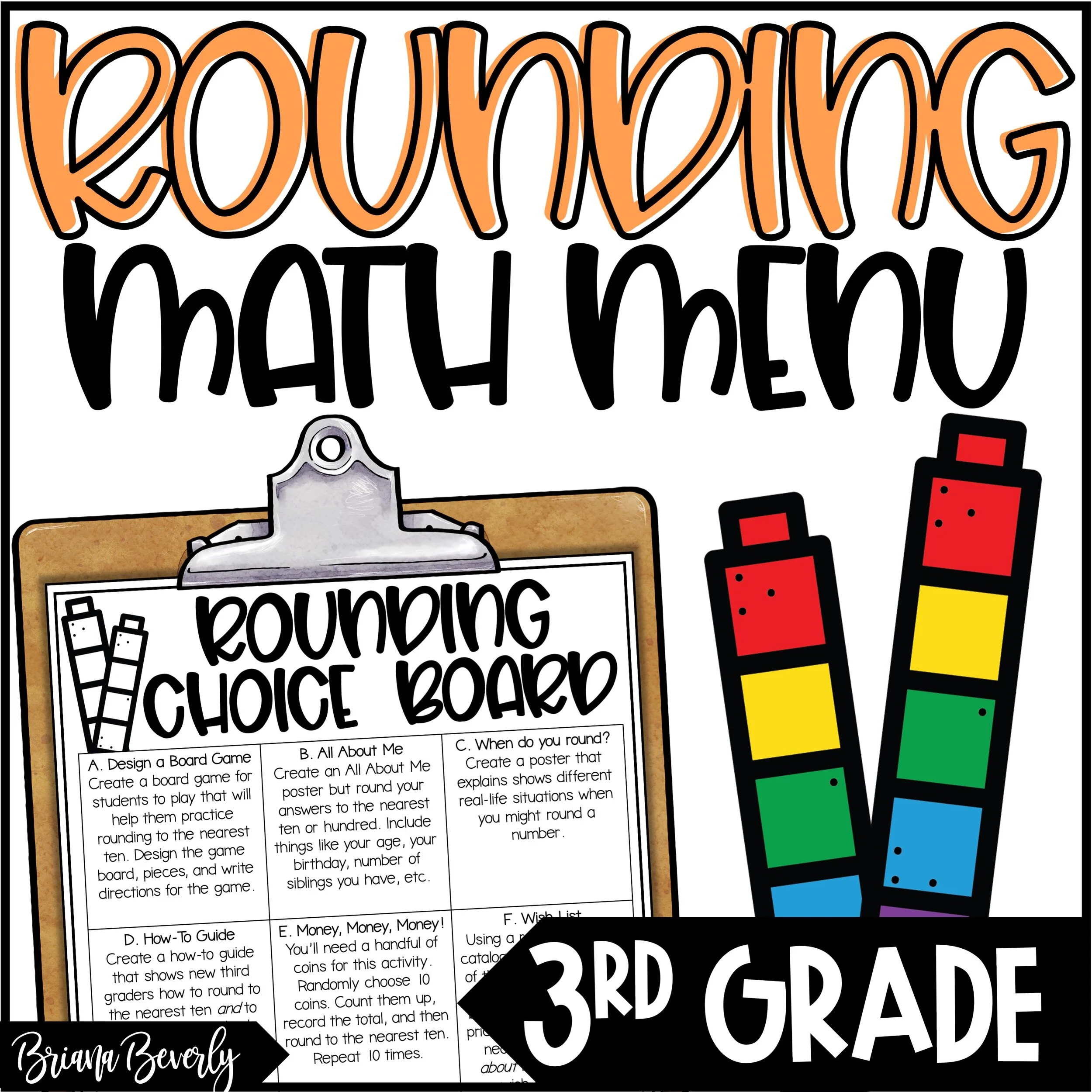 Rounding Numbers Poster