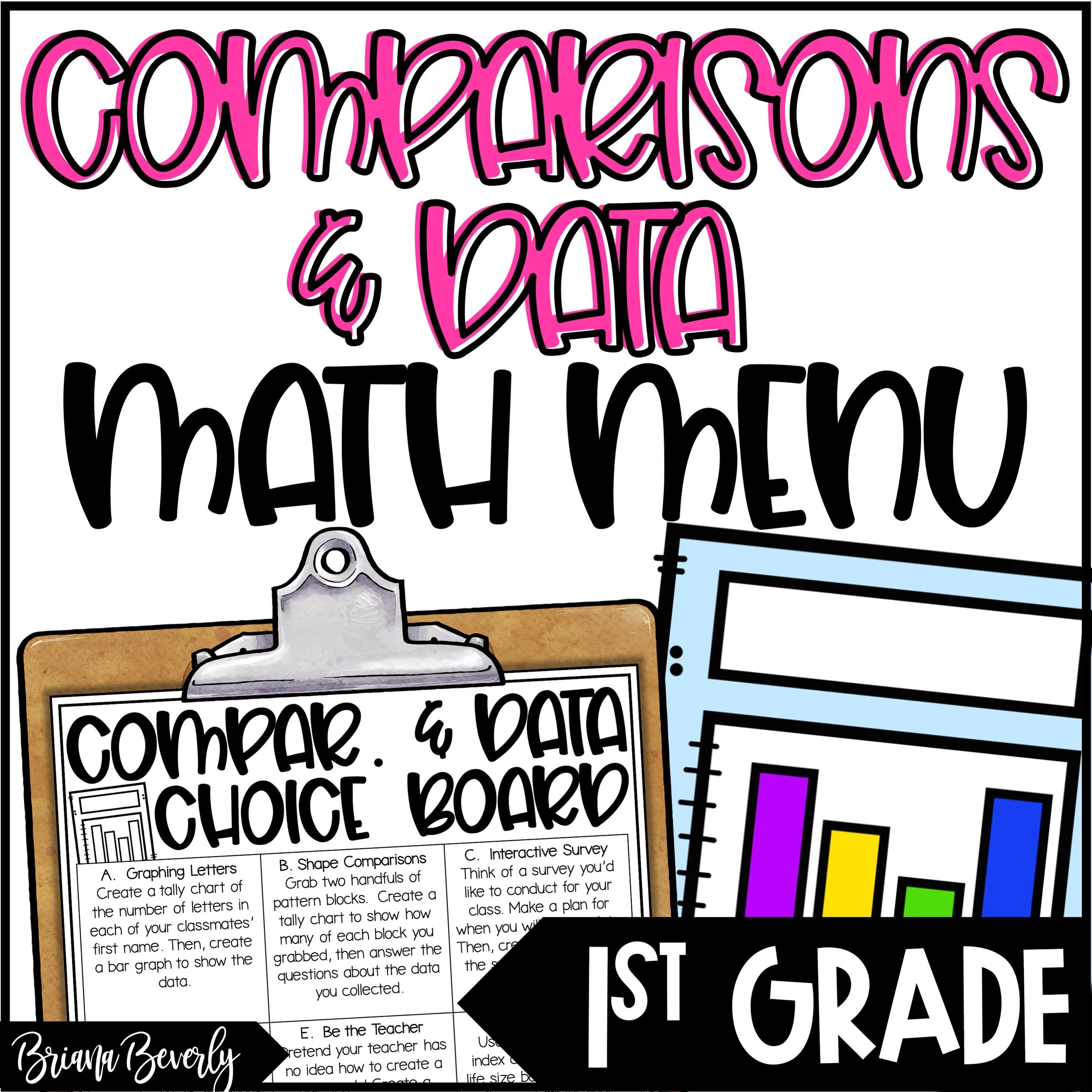 Comparisons & Data Enrichment Activities - Math Menu