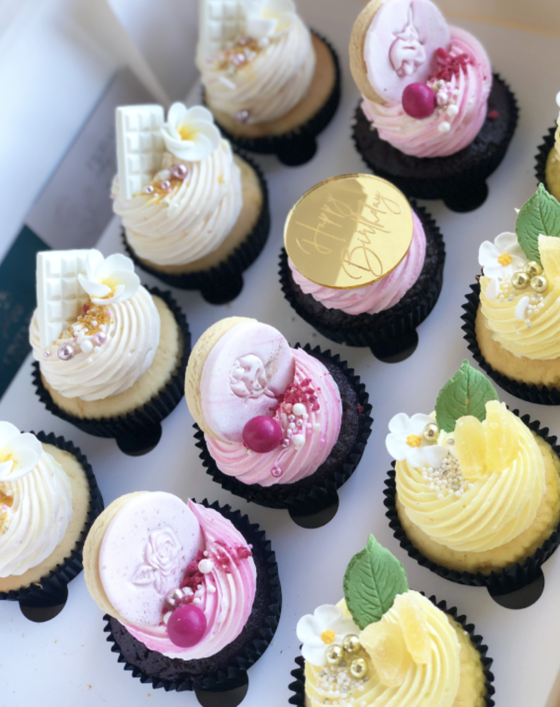 Fruity Cupcakes - Lemon, Passionfruit and Raspberry