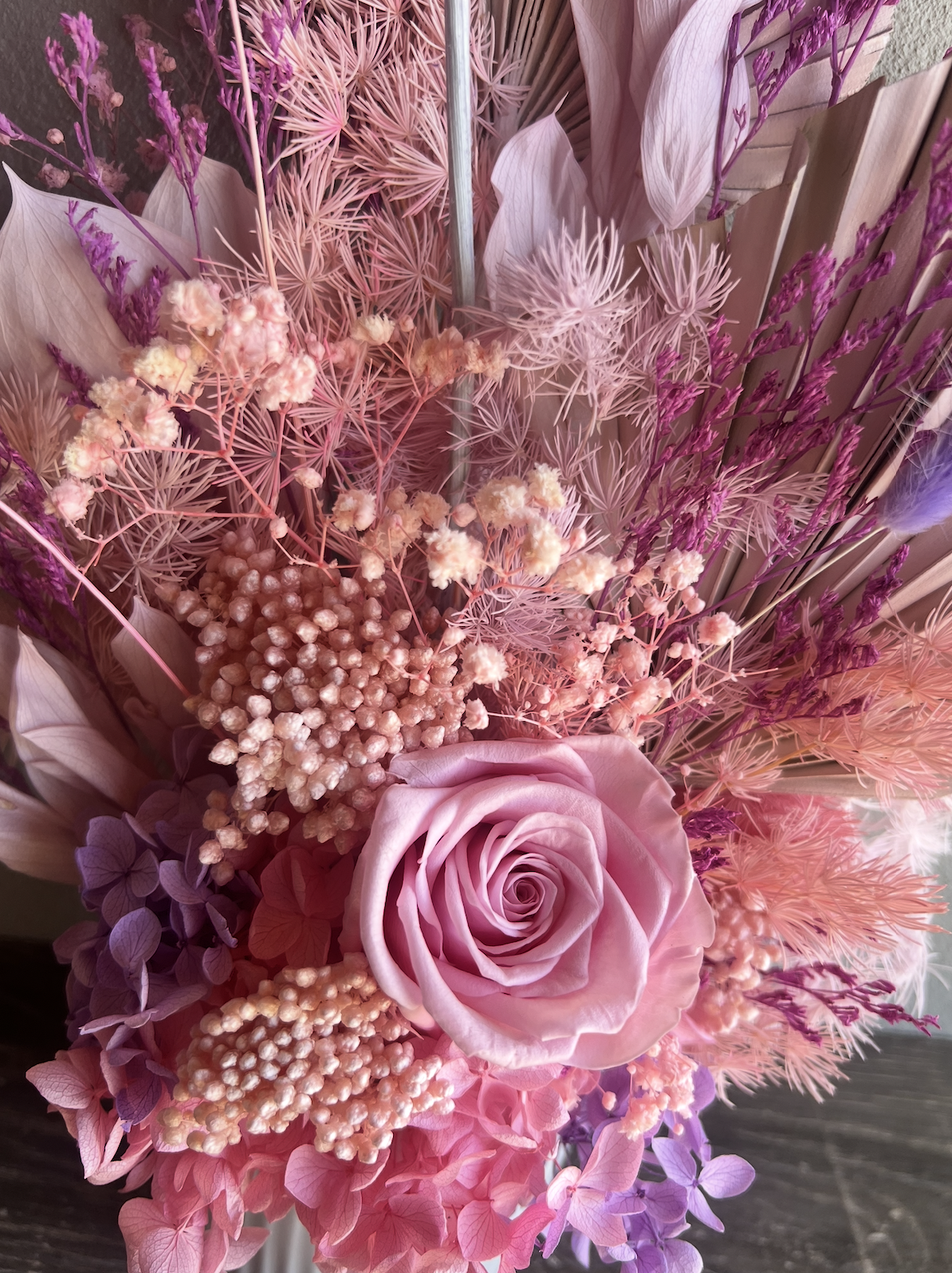 A FOREVER Floral Vase Arrangement - ROSA PINK