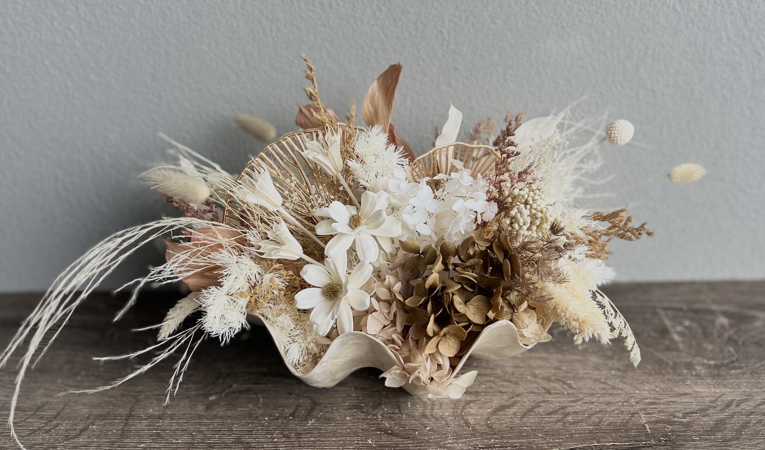A FOREVER Floral Arrangement - WHIMSICAL SHELLS