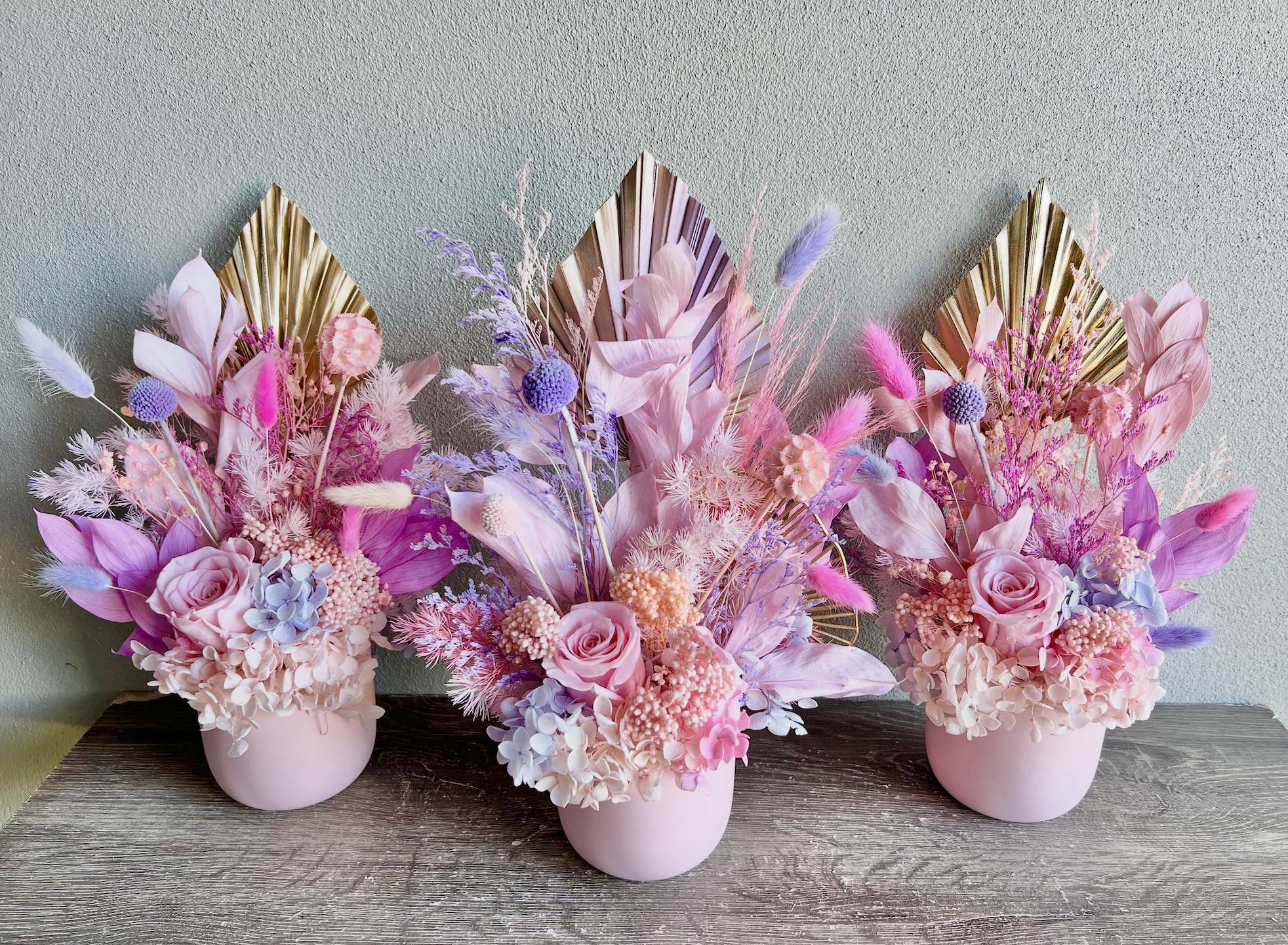A FOREVER Floral Vase Arrangement - BLUSH