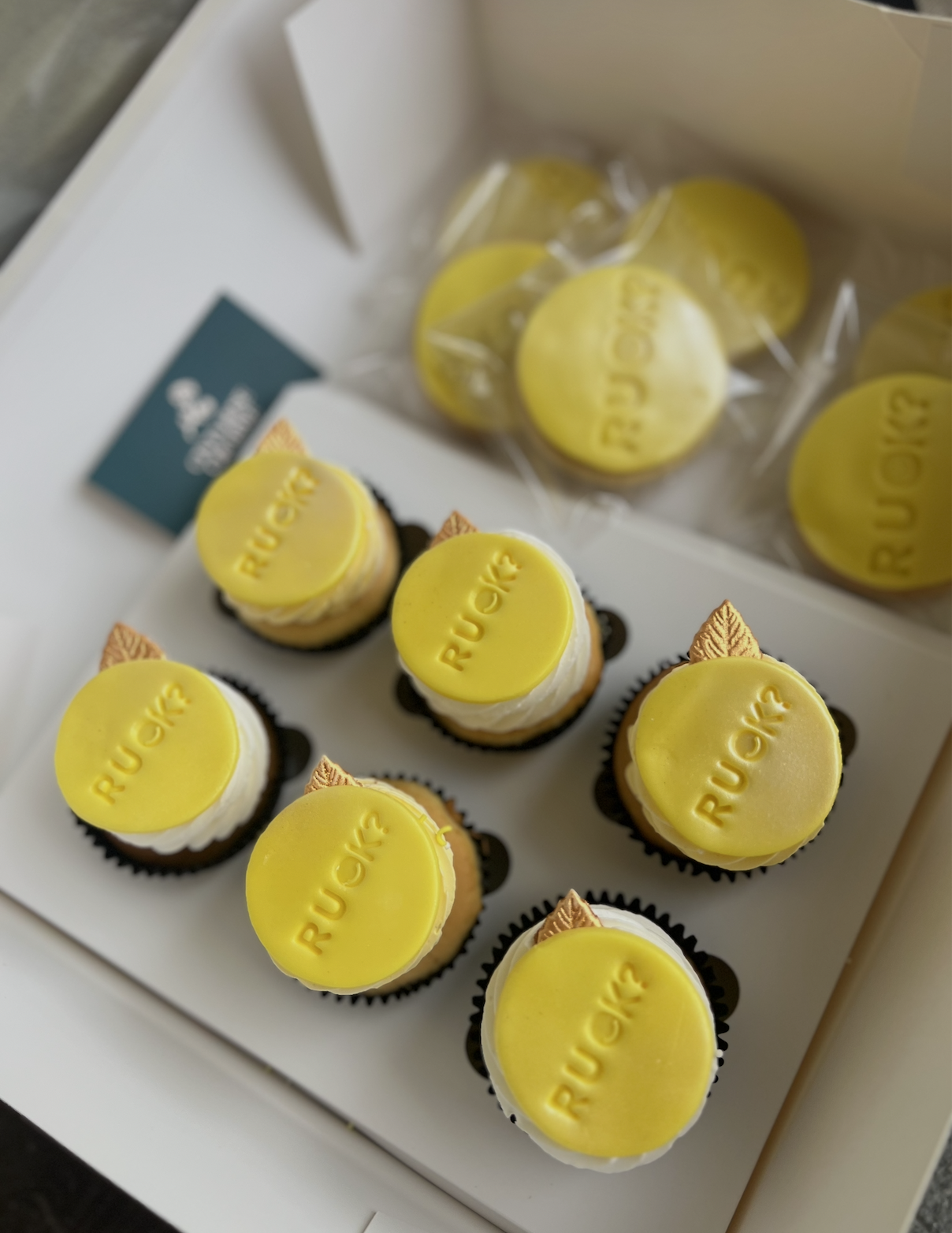 R U OK ? DAY CUPCAKES AND COOKIES
