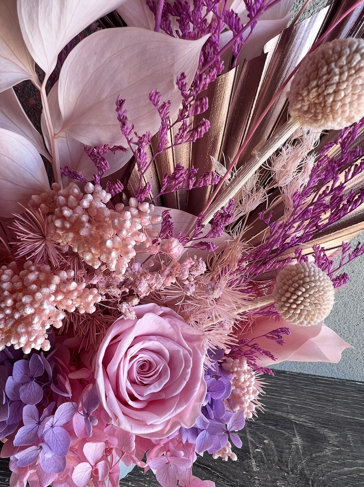 A FOREVER Floral Vase Arrangement - PINK BLOSSOM