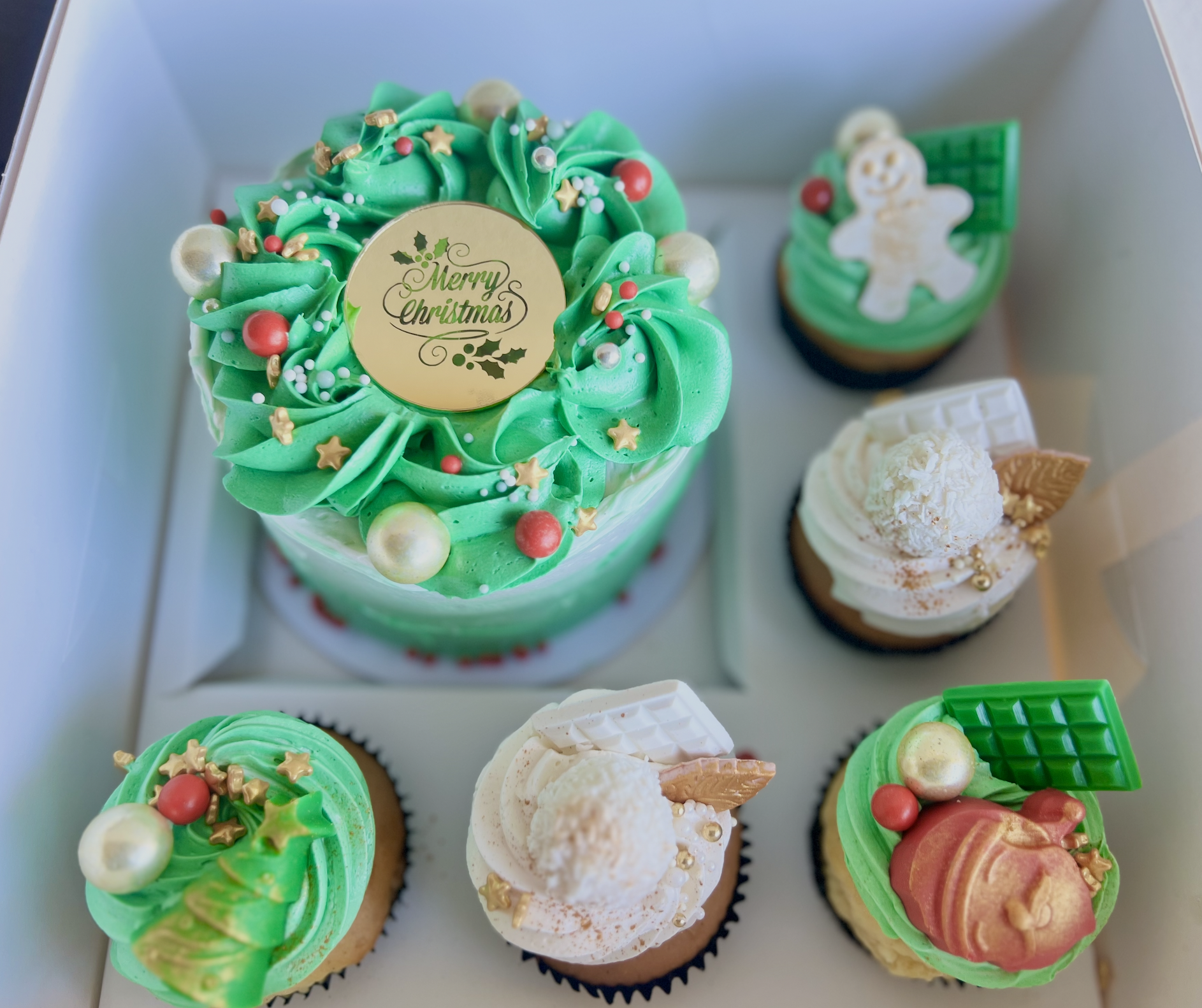 Christmas Cake & Cupcake Gift Set