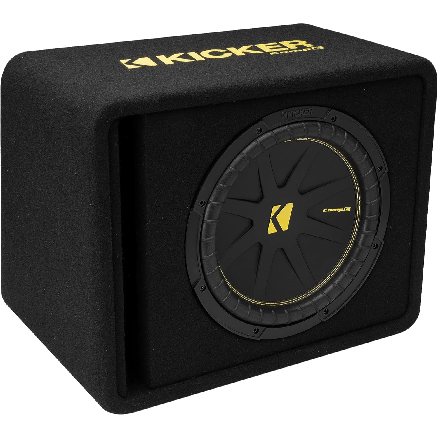 KICKER CompC 12-Inch Subwoofer Loaded Enclosure_Image-1.png