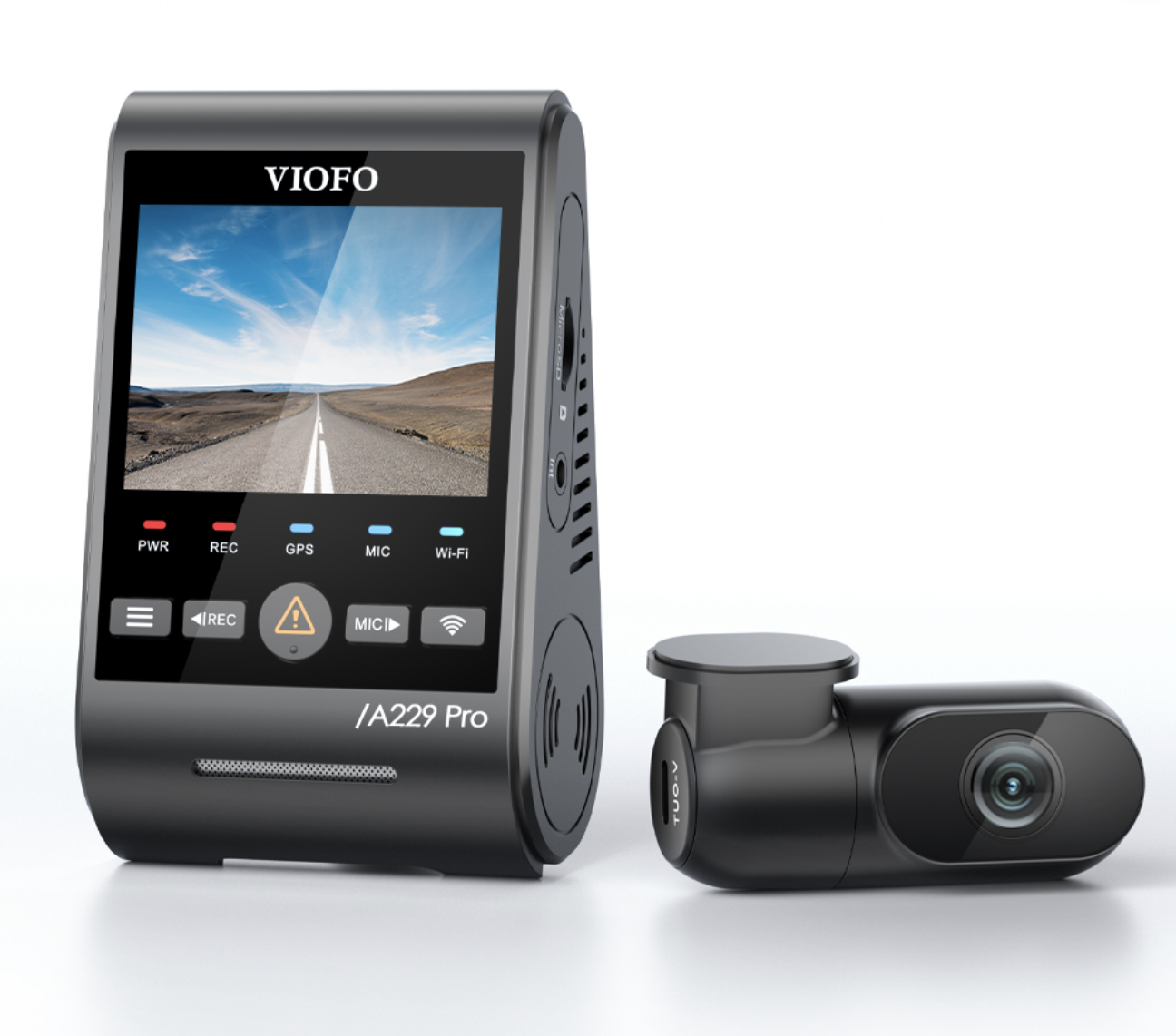 VIOFO A229 PRO 2CH Front and Rear 4K+2K HDR Dual Dash Cam with Sony STARVIS 2 Sensor & HWC