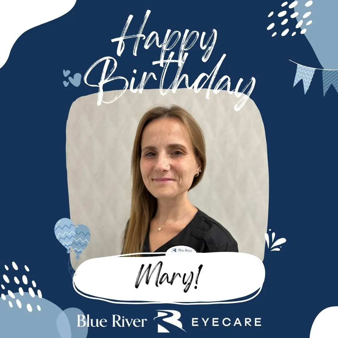 🎉 Happy Birthday to Mary! 🎉

Today we&rsquo;re celebrating our amazing Eyecare Technician, Mary!

Her dedication, kindness, and steady presence makes us stronger every single day. We&rsquo;re so grateful for everything she brings to Blue River EyeC