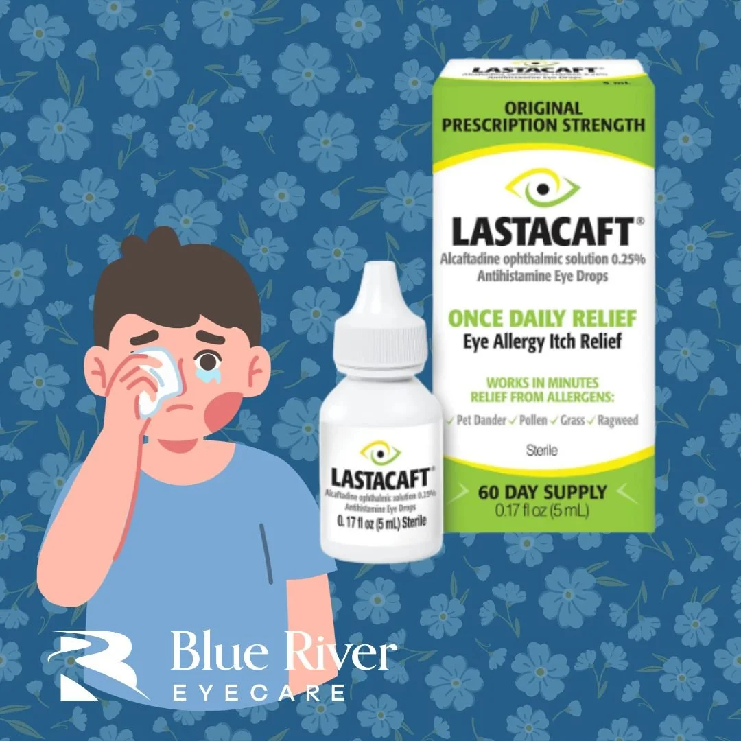 🌸 Spring is here&hellip; and so are the allergies.

If your eyes are itching, watering, or feeling extra irritated thanks to pollen, grass, ragweed, or even pet dander, you&rsquo;re definitely not alone.

At Blue River EyeCare, we&rsquo;ve got somet
