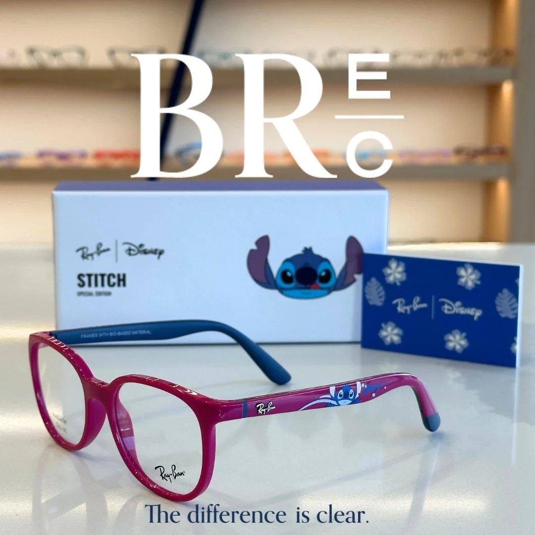 ✨Feature Frame Friday!✨

Say hello to our newest addition! Ray-Ban Youth, now available at Blue River EyeCare.

And yes&hellip; the frame in the photo is cooler in person!
💗💙 A pink-and-blue design featuring Stitch from Disney&rsquo;s Lilo &amp; St