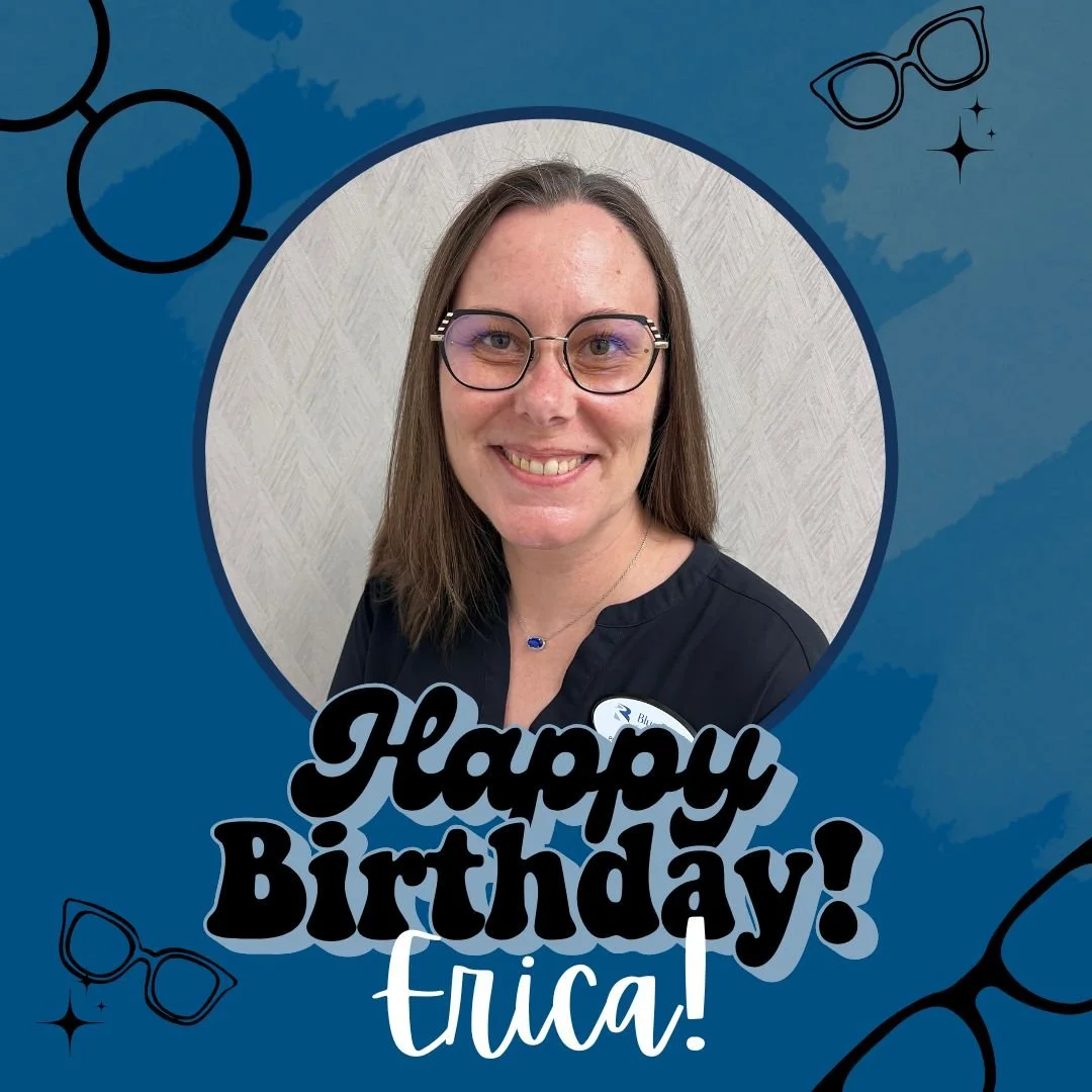 🎉🎂 Happy Birthday, Erica! 🎂🎉

Today we're celebrating the friendly face who helps keep Blue River EyeCare running smoothly!

As our Patient Care Coordinator, Erica is often the first smile our patients see and the welcoming voice they hear. Her k