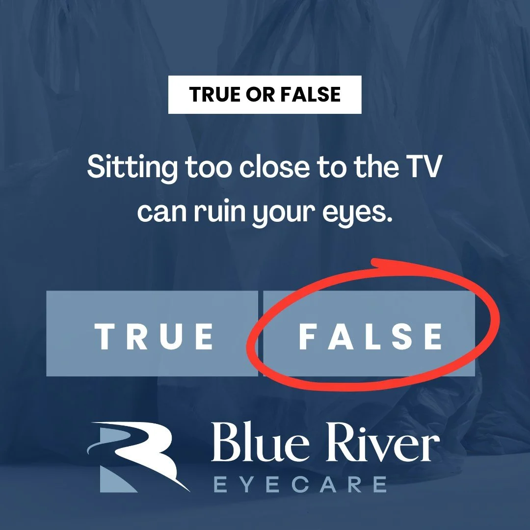Vision Myth Monday 👀📺

MYTH: Sitting too close to the TV ruins your eyes.

FACT: Sitting close to the TV does not cause permanent damage to your eyes.

While it won't ruin your vision, sitting very close to a screen can sometimes lead to eye strain