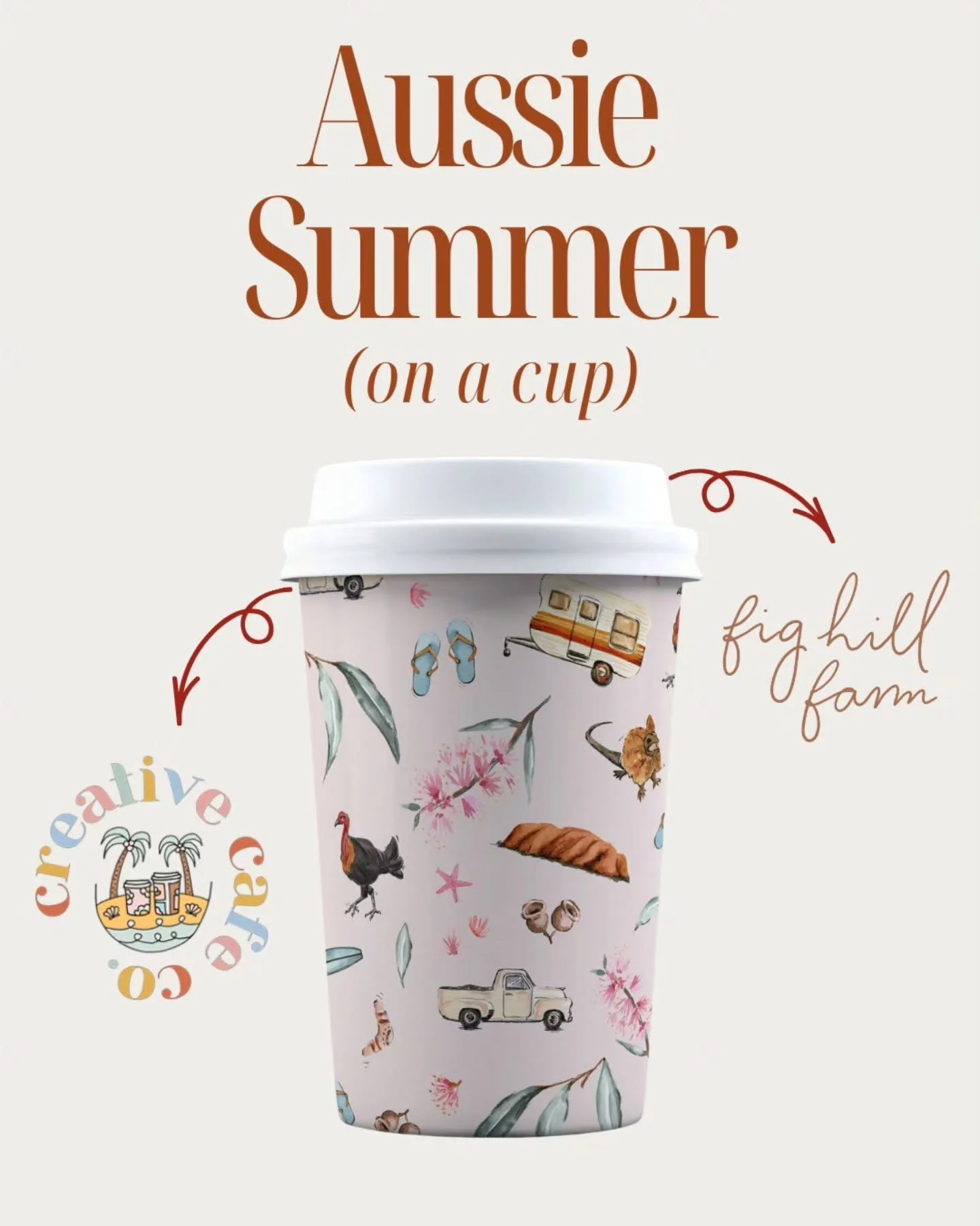 Fun fact: I never used to drink coffee at all. Now I like flat whites a little too much 😬.
What makes the experience even more addictive is when the coffee cups have fun art on them! That's why I've been ever so excited about my recent collab with @