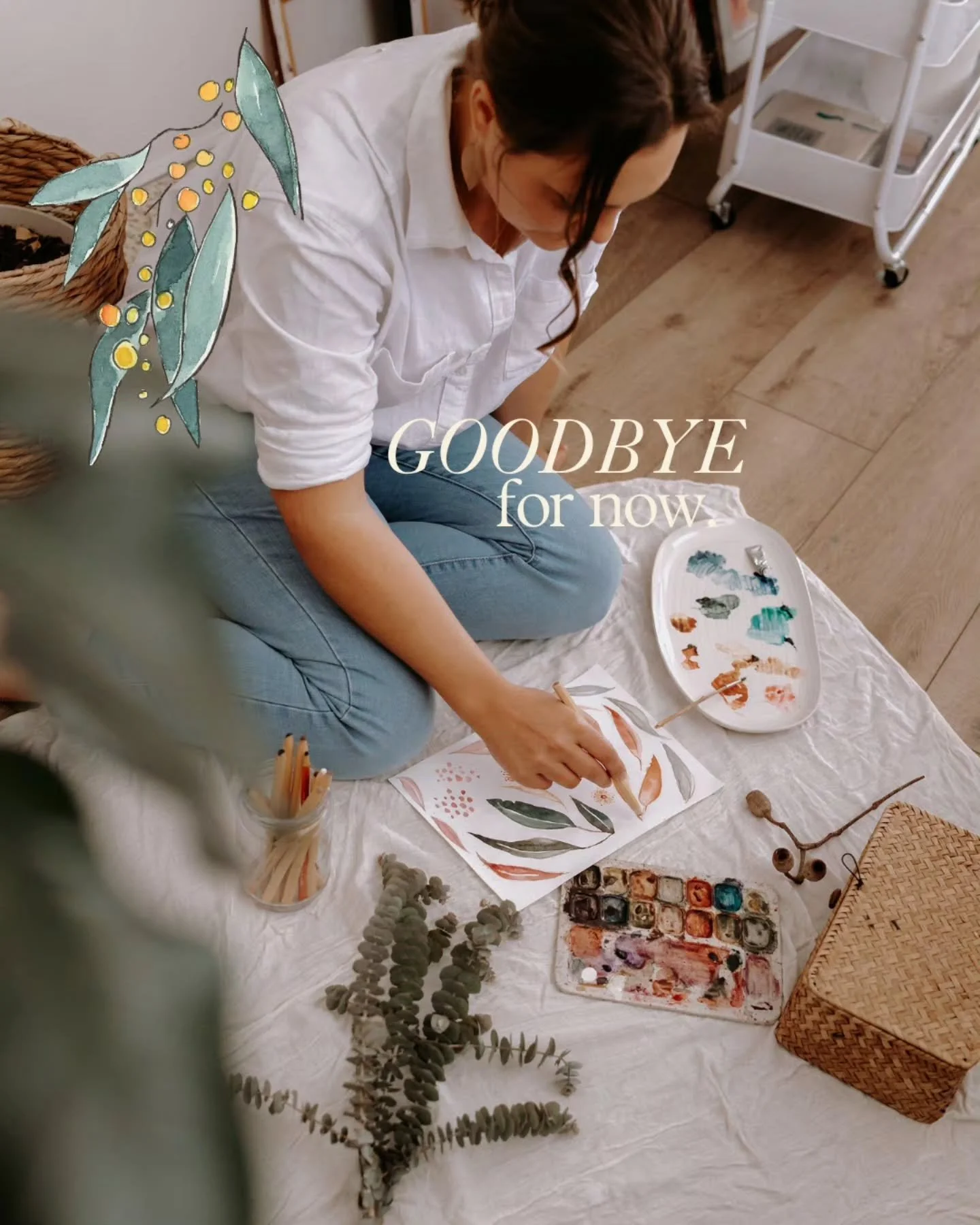 I'm doing the unthinkable. Something every business coach would tell me I'm crazy to do. Giving up social media for Lent. 
The main reason I have social media is for my business- to connect with you all! It's especially helpful as an artist because m