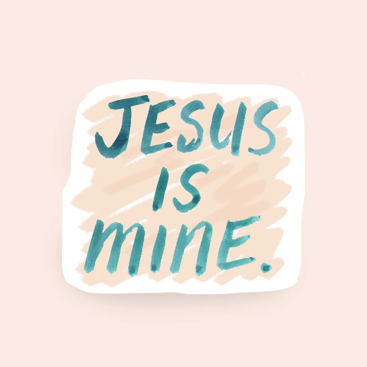 Jesus is mine sticker MU.jpg