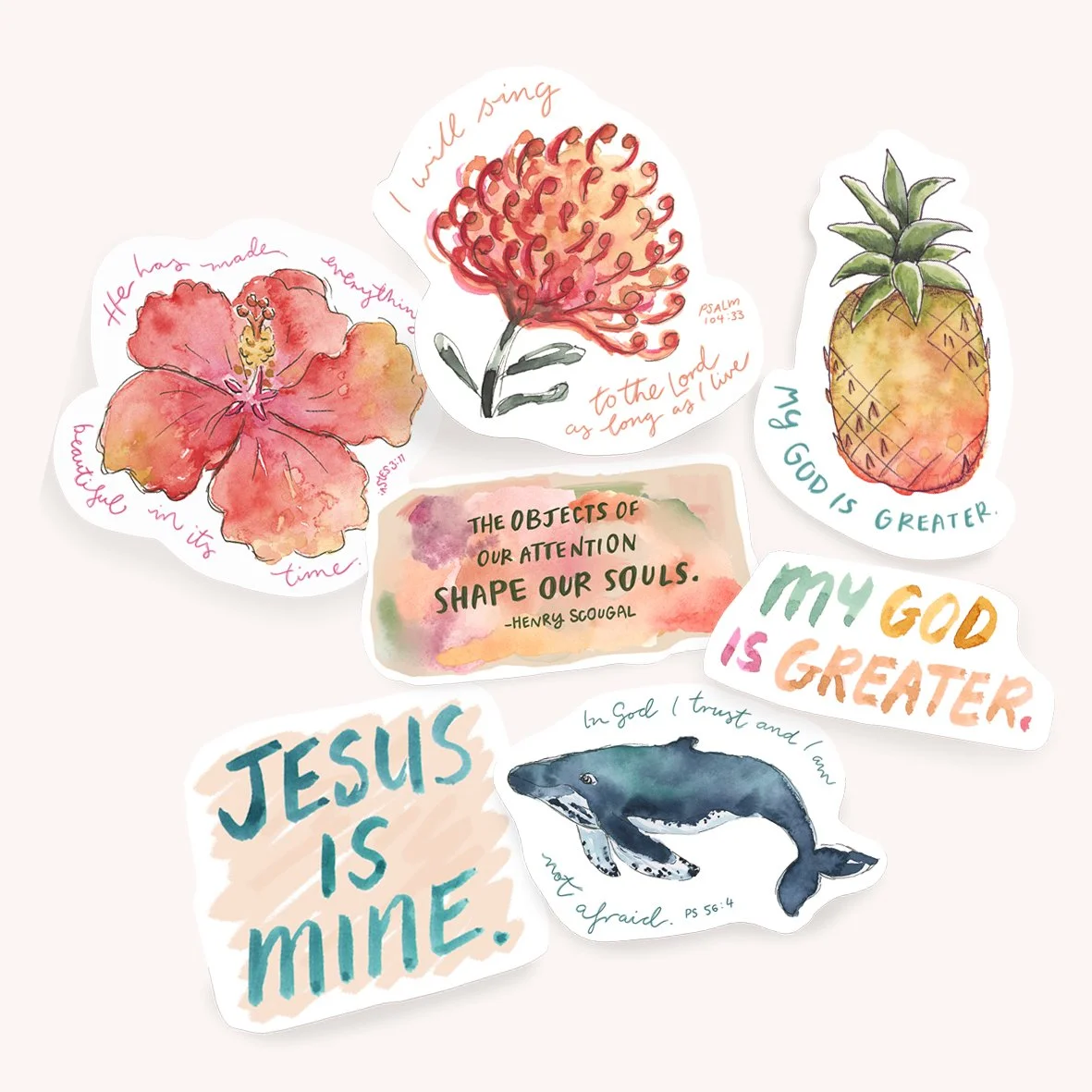 'Summer Faith' sticker pack (pre-order)