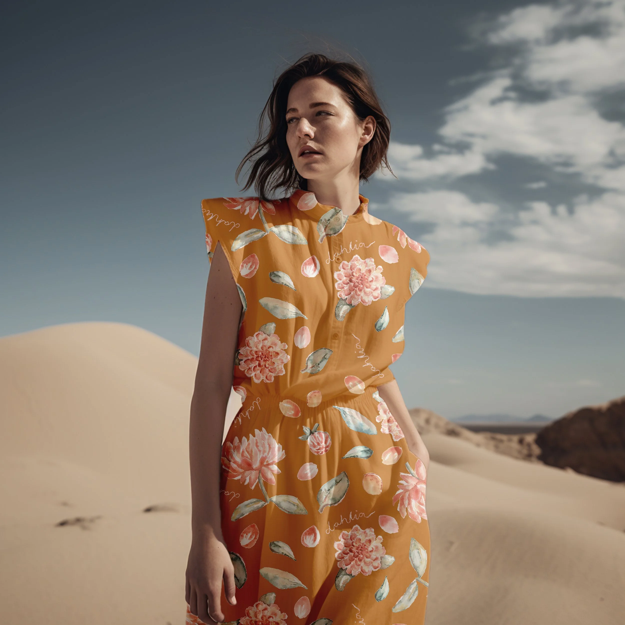 Flower arranging orange clothes.jpg