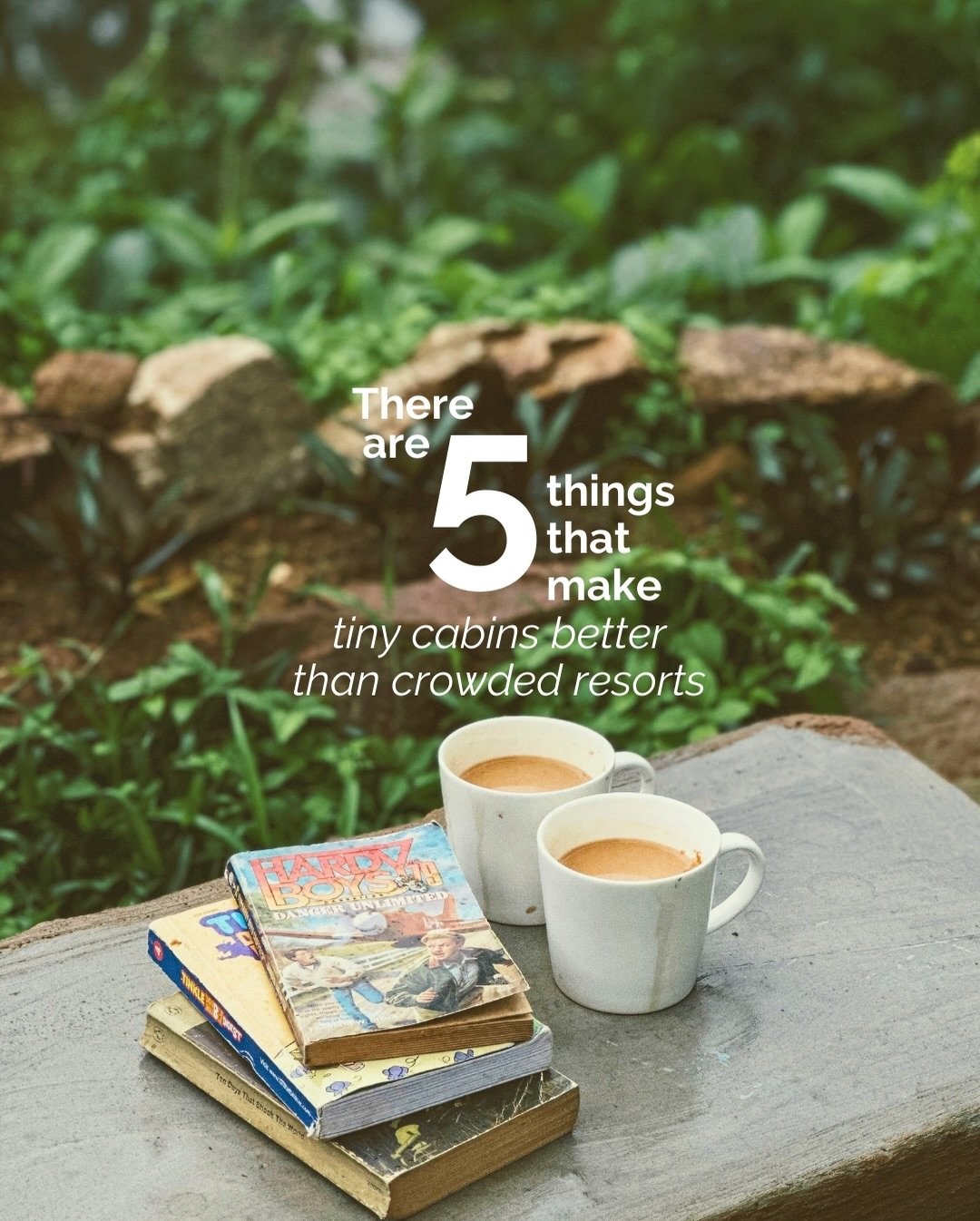 Most getaways look peaceful. But they still come with noise, people, and distractions you didn&rsquo;t sign up for.

At Tenpy cabins, the difference is simple, you&rsquo;re not sharing the experience.

You get your own cabin.
Your own space.
Your own