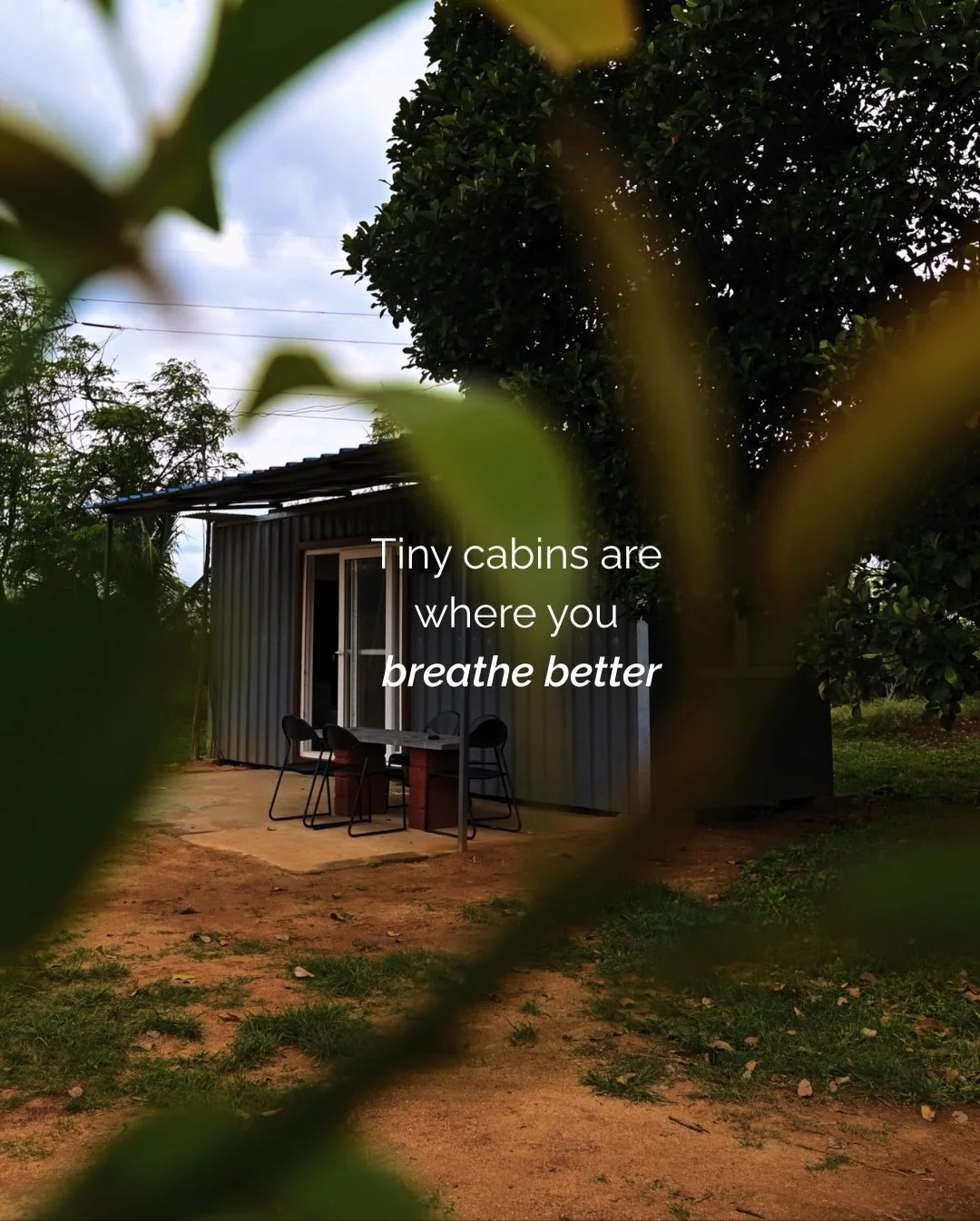 There&rsquo;s something about tiny cabins that changes the way you feel almost instantly.

Maybe it&rsquo;s the quiet. Maybe it&rsquo;s waking up surrounded by green. 
Or maybe it&rsquo;s just finally being in a place where nothing is demanding your 