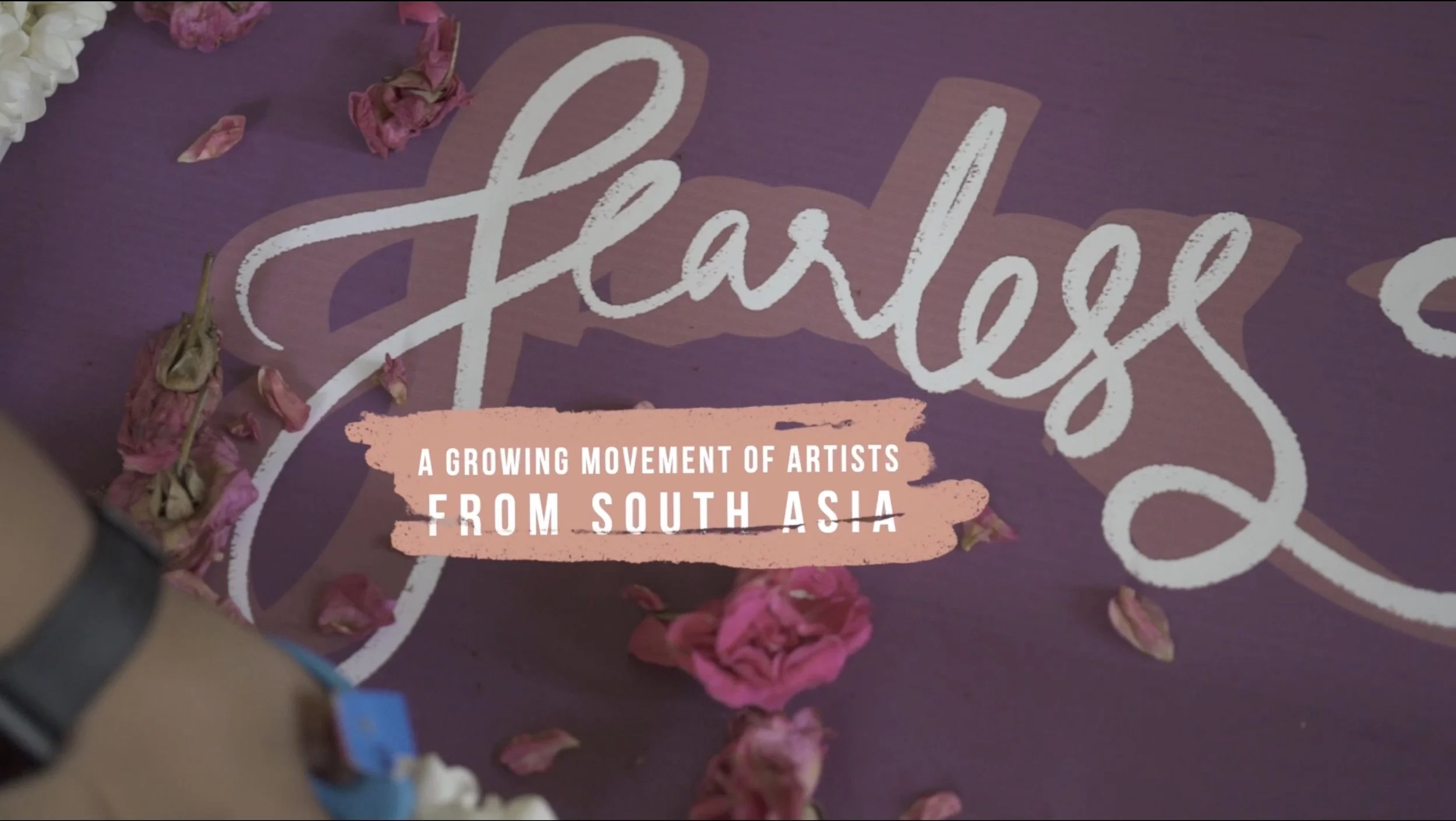 Fearless's Ambassador program saw 13 South Asian artists participate in residencies in Sri Lanka, India, and France. This 5-minute film, documents their transformative journey: training in Fearless methodology, facilitating community workshops, creat