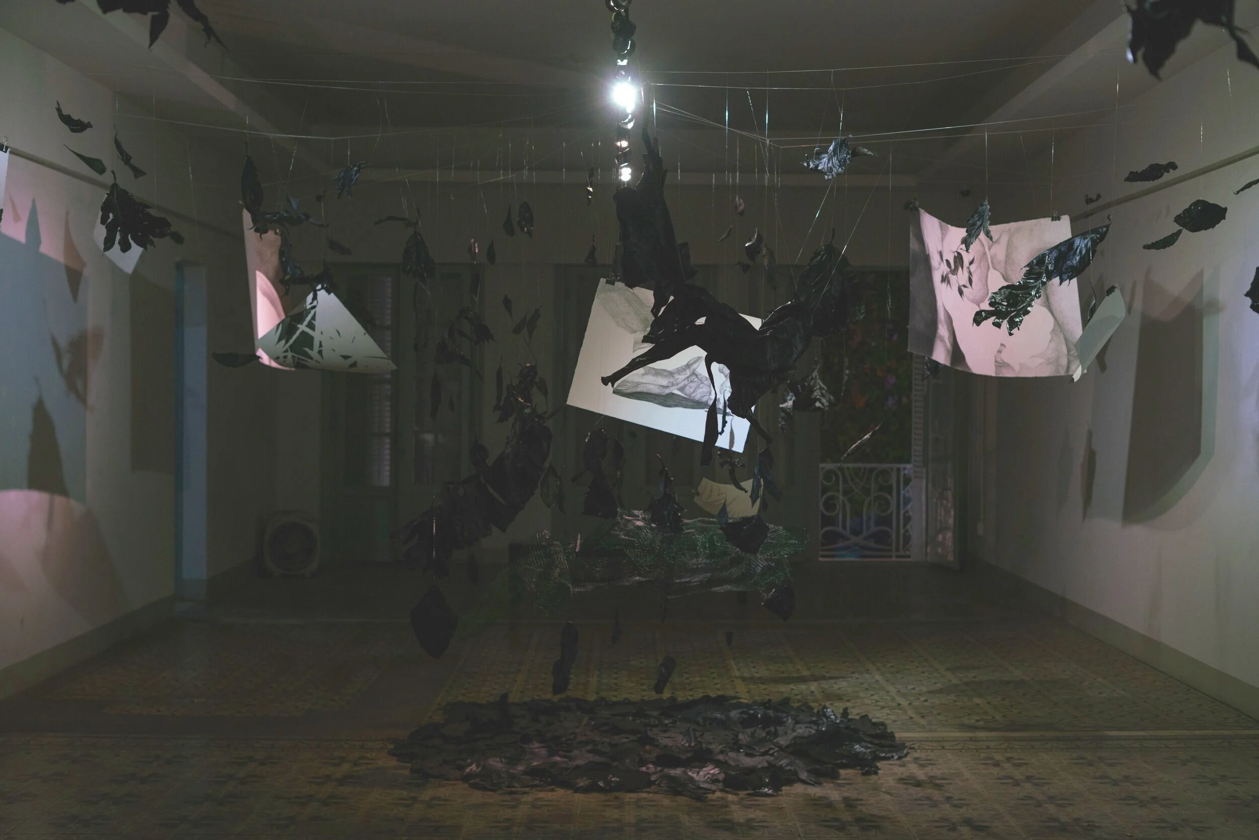 Artworks & Installation by Florian Nguyen / Photo by Dave Lemke
