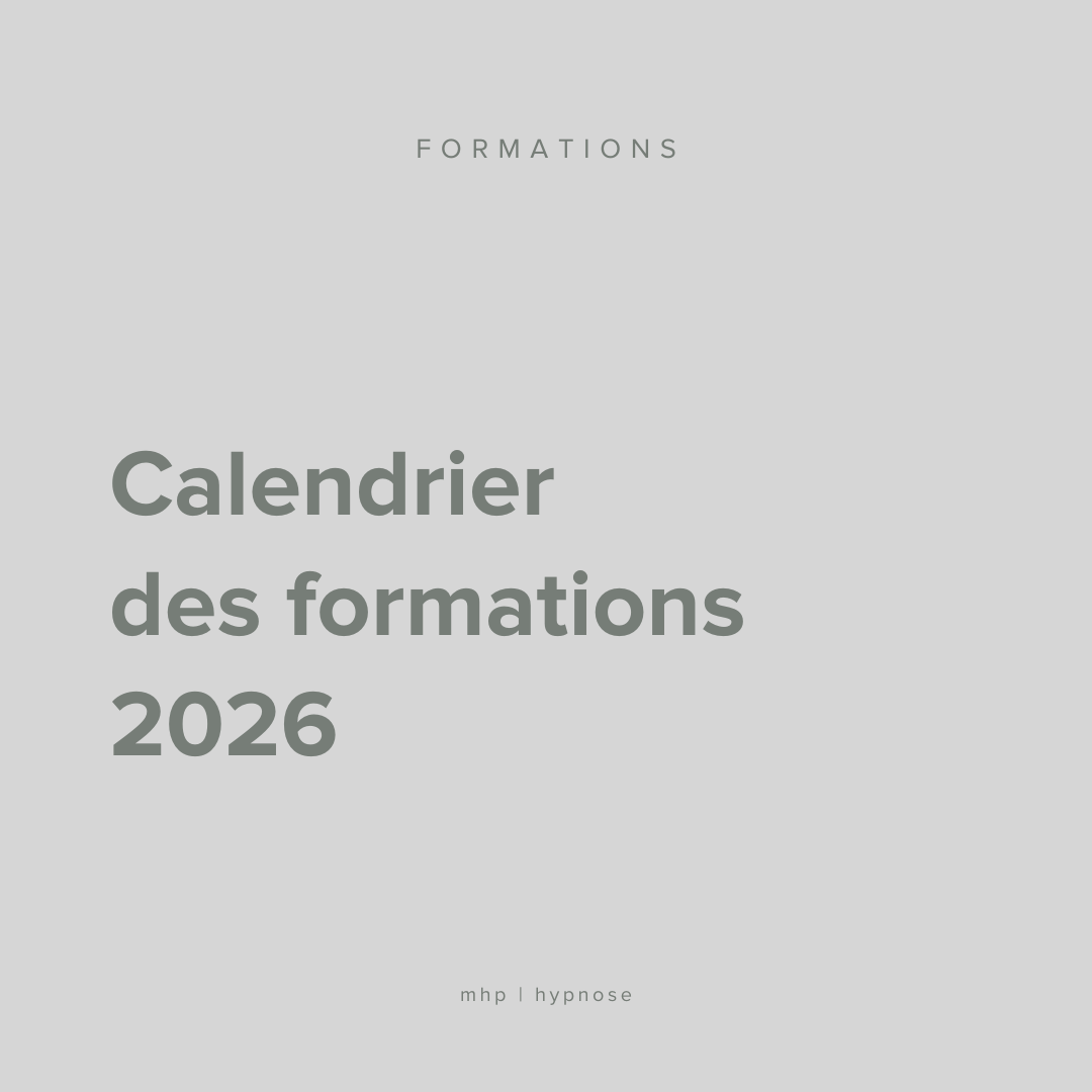 Agenda des formations 2026