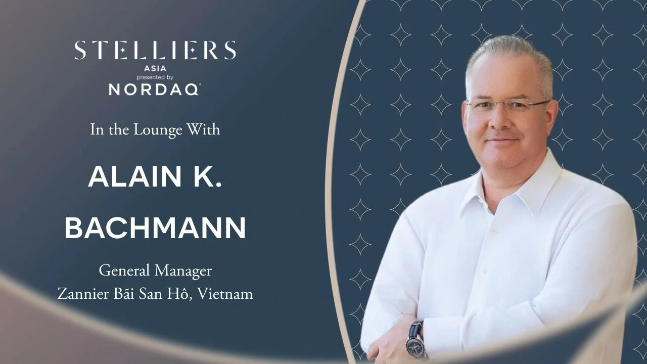 In the Lounge with Alain K. Bachmann at Zannier Bãi San Hô, Vietnam