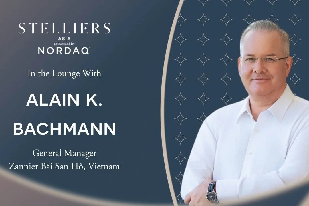 In the Lounge with Alain K. Bachmann at Zannier Bãi San Hô, Vietnam