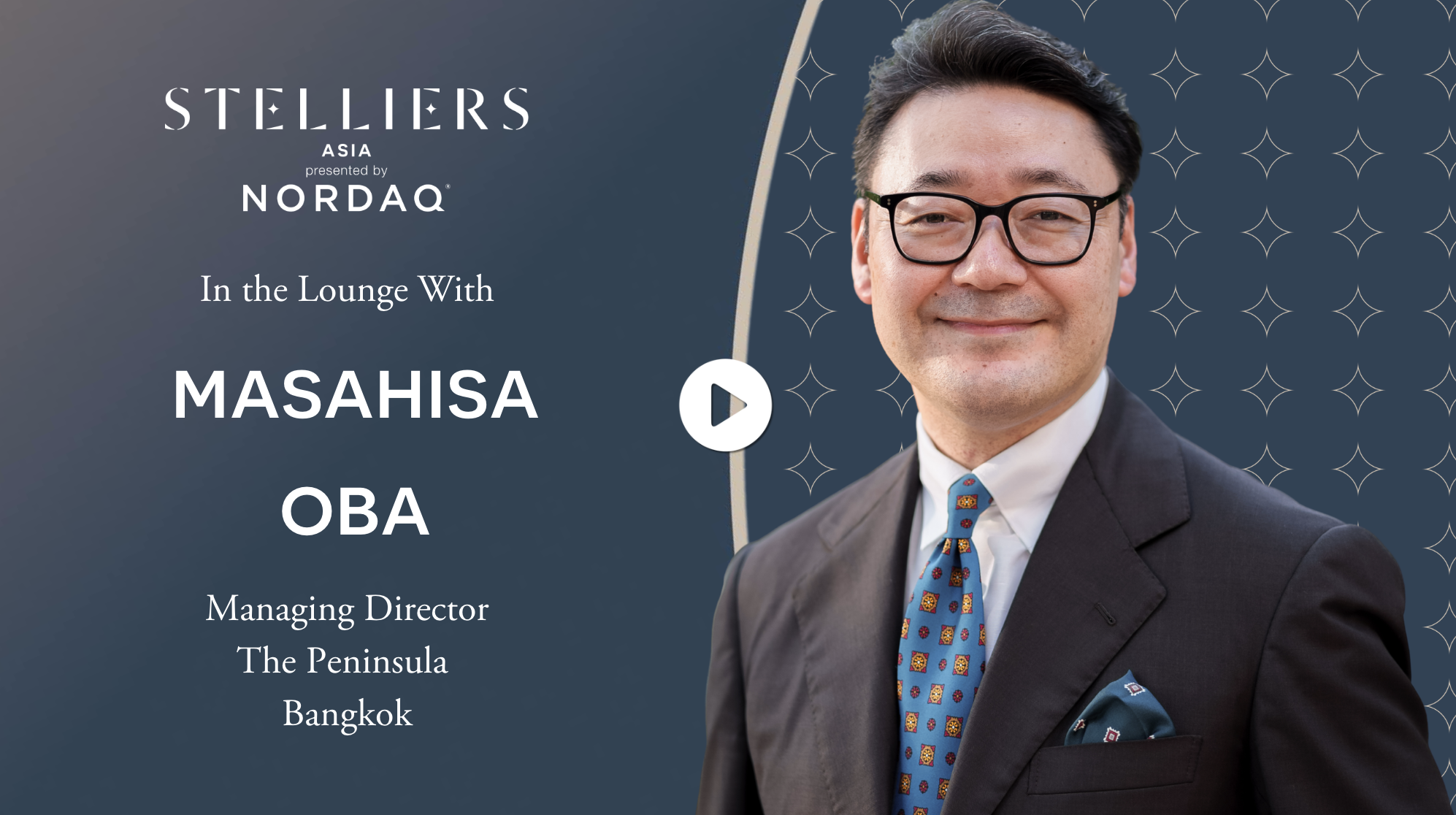 In the Lounge with Masahisa Oba at The Peninsula Bangkok