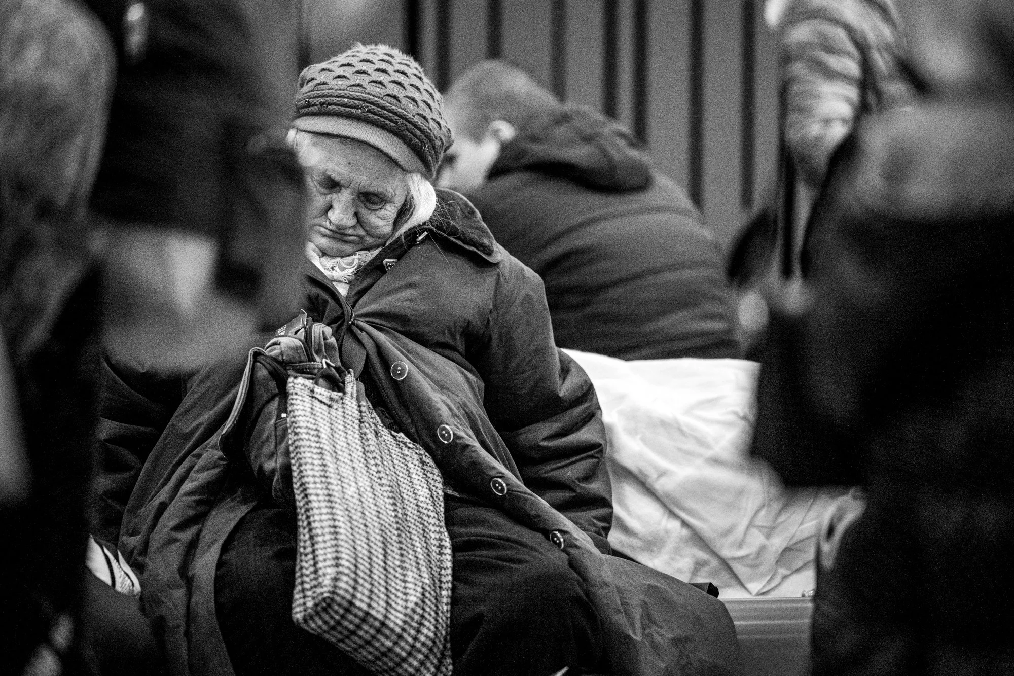 Ukrainian Refugees, Krakow Glówny Railway Station. 03-16-22