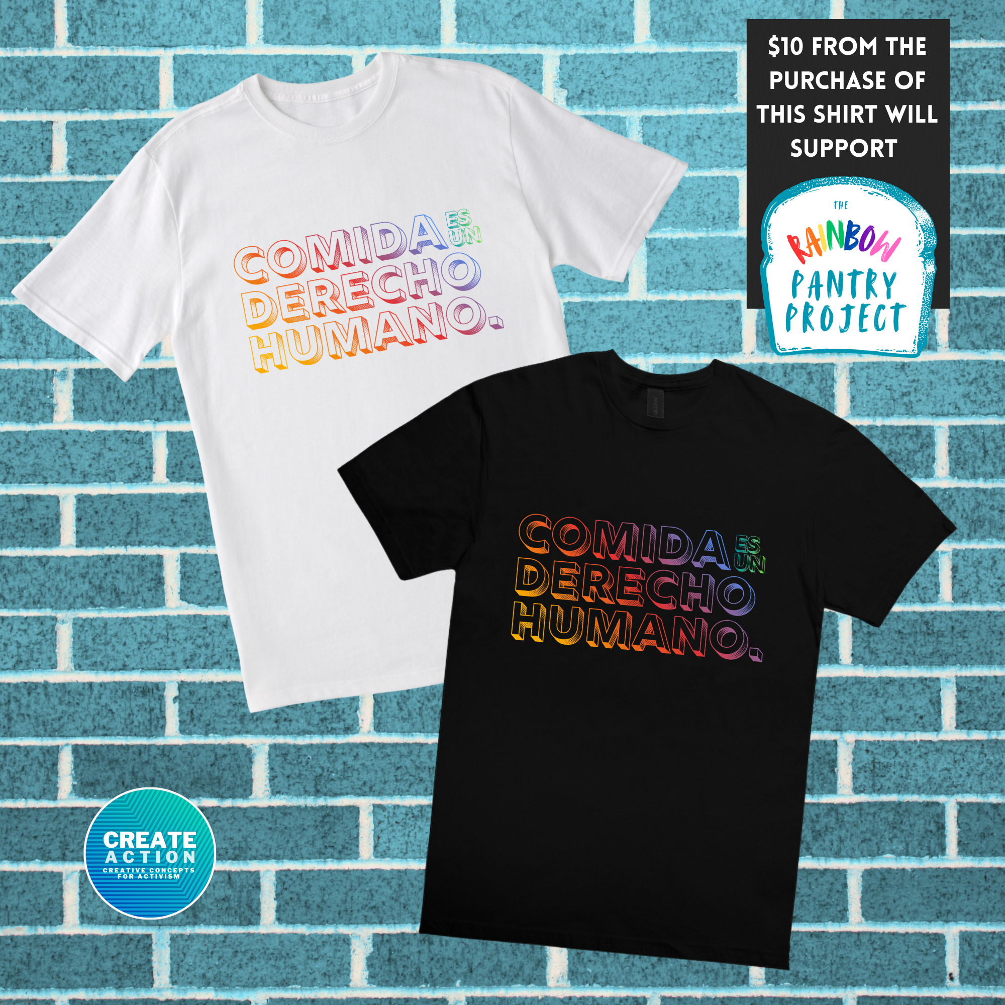 👕 "Comida es un derecho humano" Advocacy T-Shirt: Wear Your Values