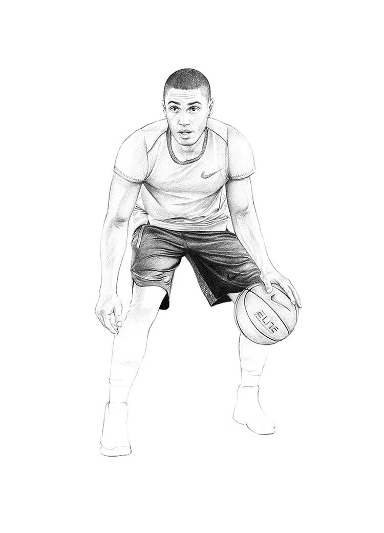 Nike | Design Review, selected sp17 illustrated bball looks