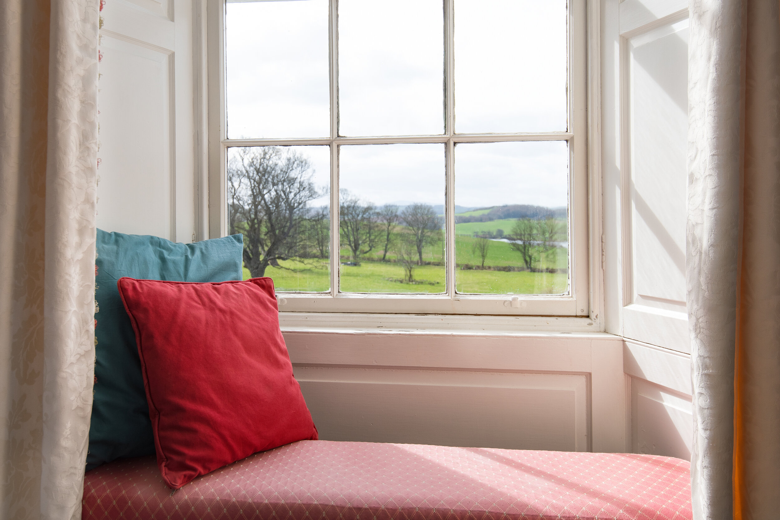 View from the Red Room - Budle Hall Bamburgh