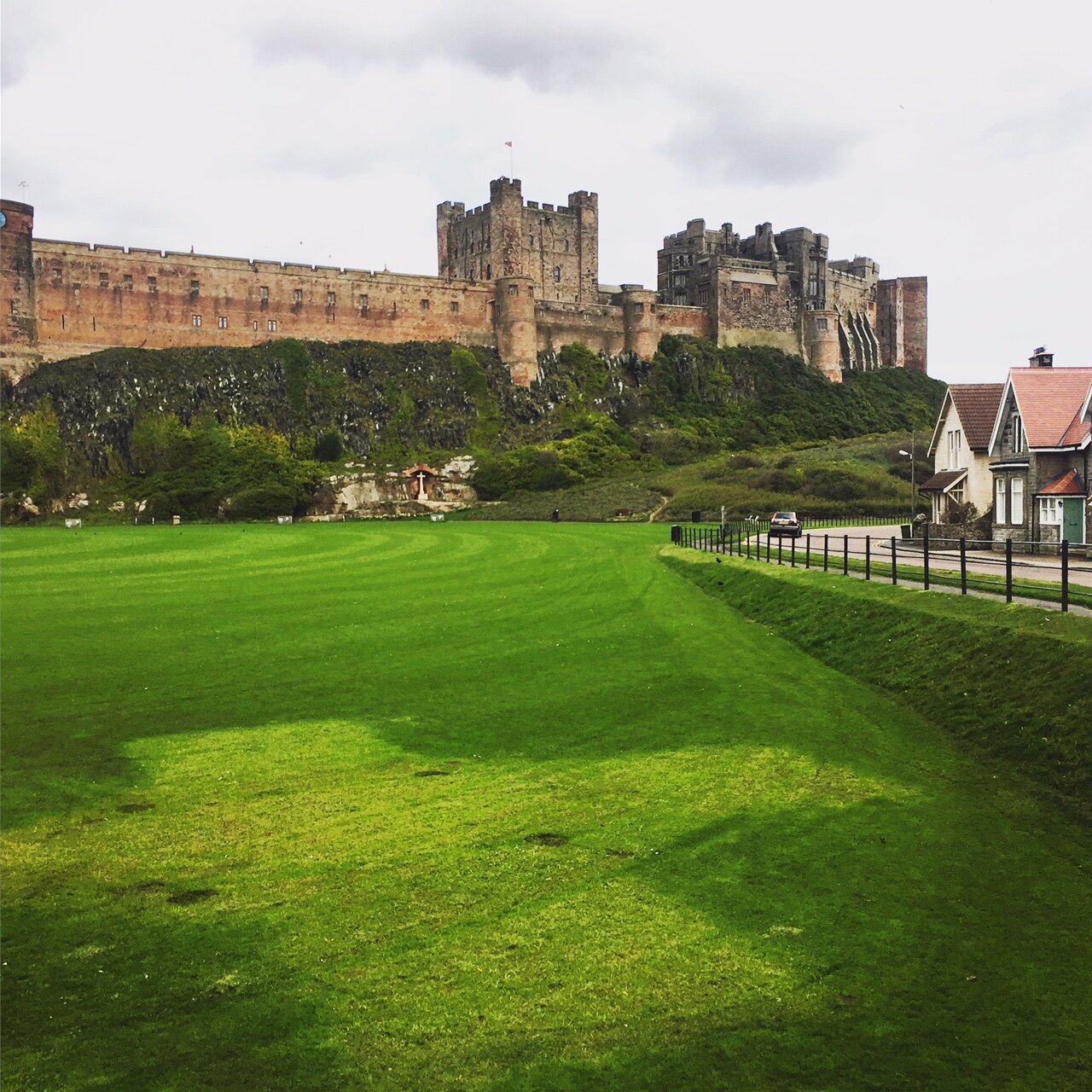 Bamburgh Castle near Budle Hall Bamburgh