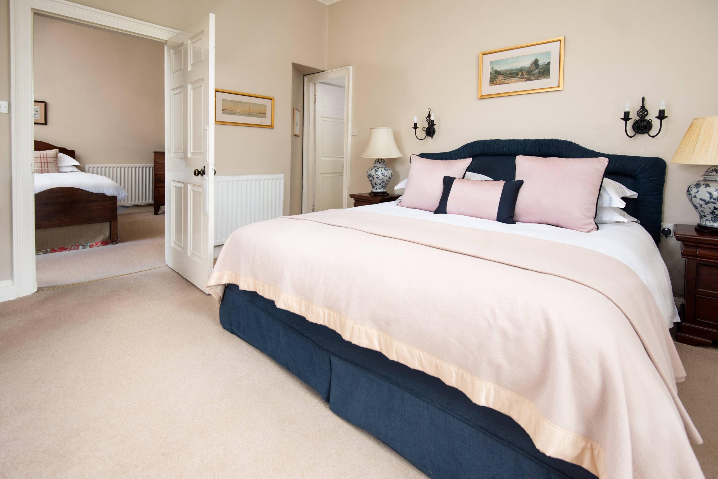 Blue Rooms - Interconnecting Double - Budle Hall Bamburgh