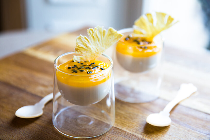 One Dining - Passion Fruit Panna Cotta
