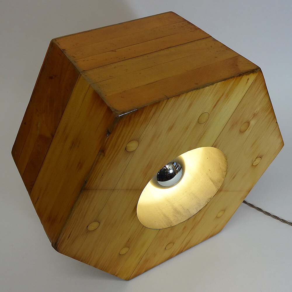 Migliodesign - Hexagon HAL accent light is 18 inches tall